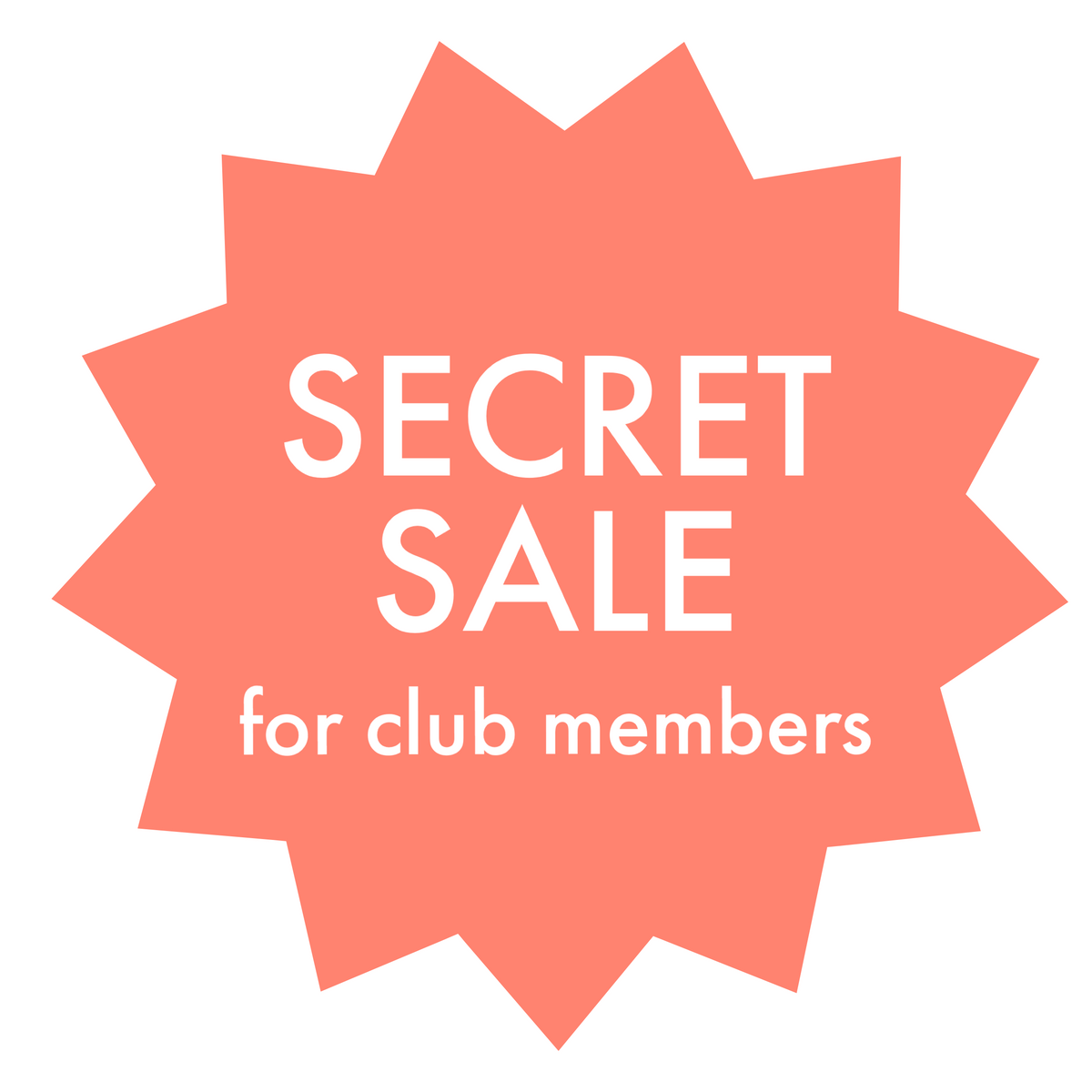 Secret Sale for Club Members owl and sewing cat