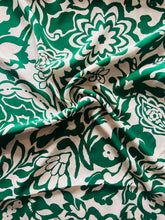 Load image into Gallery viewer, Summer Green Floral - Dressmaking Fabric
