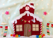 Load image into Gallery viewer, Santa's Grotto Table Runner Pattern