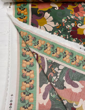 Load image into Gallery viewer, Large Boarder Print Poly/Viscose x 1/2mtr - Dressmaking Fabric