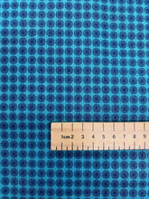 Load image into Gallery viewer, Teal or Magenta Geometric Pinwheel cotton fabric - 1/2 mtr -two colourways