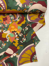 Load image into Gallery viewer, Large Boarder Print Poly/Viscose x 1/2mtr - Dressmaking Fabric