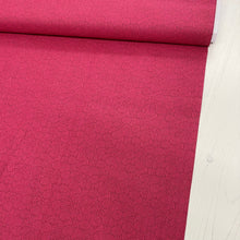 Load image into Gallery viewer, Magenta swirls cotton fabric - 1/2 mtr