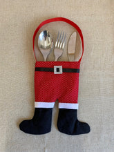 Load image into Gallery viewer, Christmas Cutlery Holders pattern