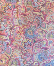 Load image into Gallery viewer, Paisley Plum viscose - 1/2mtr - Dressmaking Fabric