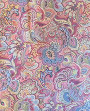 Load image into Gallery viewer, Paisley Plum viscose - 1/2mtr - Dressmaking Fabric
