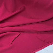 Load image into Gallery viewer, Plain claret red viscose fabric - 1/2mtr - Dressmaking Fabric