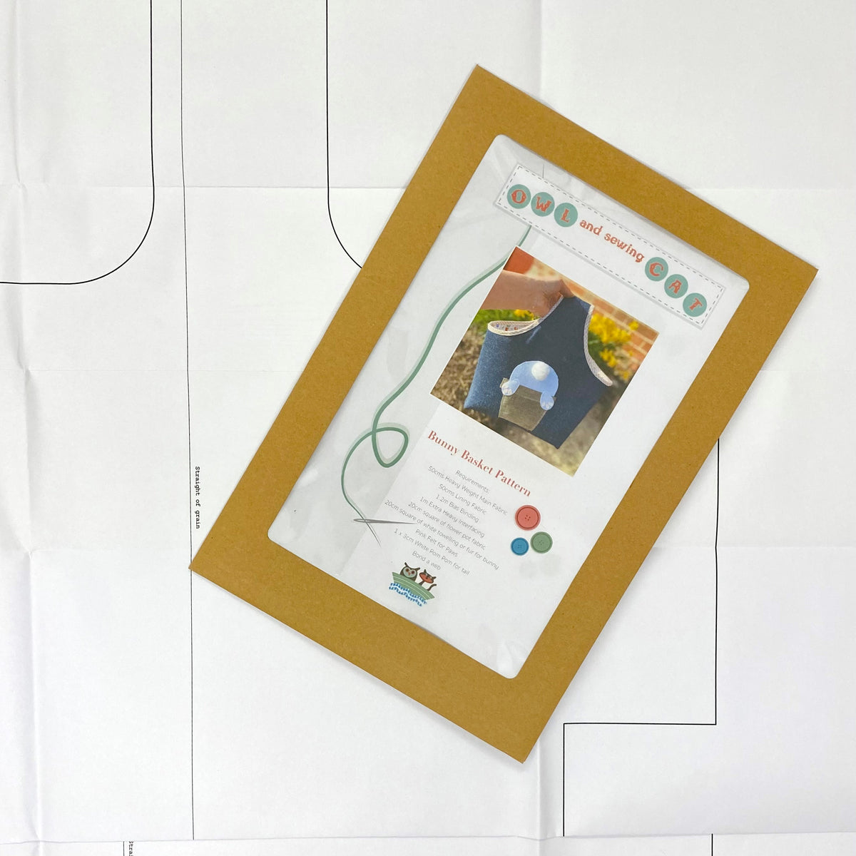 Paper Pattern Collection 14 owl and sewing cat