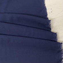 Load image into Gallery viewer, Plain navy viscose fabric - 1/2mtr - Dressmaking Fabric