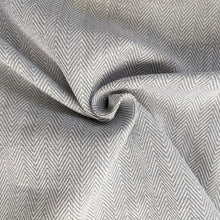 Load image into Gallery viewer, Herringbone Woven Heavyweight Fabric x 1/2 metre - Blue/grey