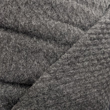 Load image into Gallery viewer, Charcoal grey waffle jersey fabric - 1/2mtr - Dressmaking Fabric