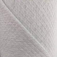 Load image into Gallery viewer, Light grey waffle jersey fabric - 1/2mtr - Dressmaking Fabric