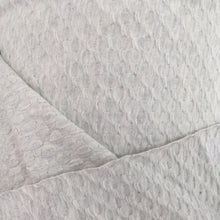 Load image into Gallery viewer, Light grey waffle jersey fabric - 1/2mtr - Dressmaking Fabric