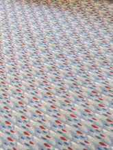 Load image into Gallery viewer, Blue fish cotton fabric - 1/2 mtr