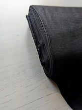 Load image into Gallery viewer, Black viscose linen fabric - 1/2mtr - Dressmaking Fabric