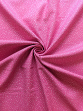 Load image into Gallery viewer, Hot pink criss cross 100% cotton fabric - 1/2 mtr