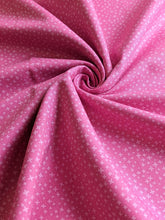Load image into Gallery viewer, Hot pink criss cross 100% cotton fabric - 1/2 mtr