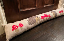 Load image into Gallery viewer, hedgehog applique draught excluder - KIT