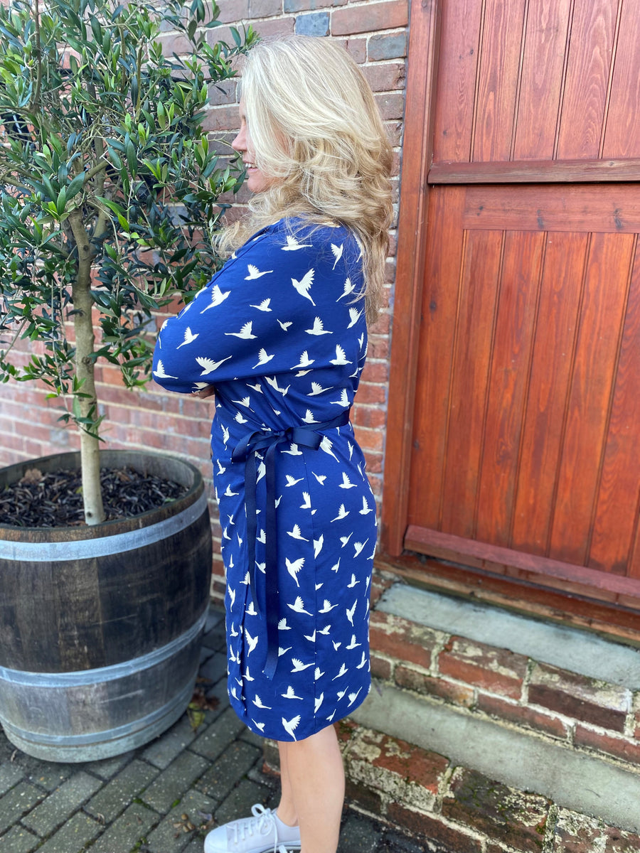 Jersey Wrap Dress Pattern (sizes 1028) owl and sewing cat