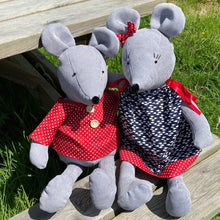 Load image into Gallery viewer, Cute mice set sewing pattern