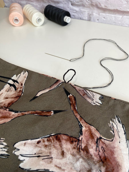 How to make a belt loop from thread!