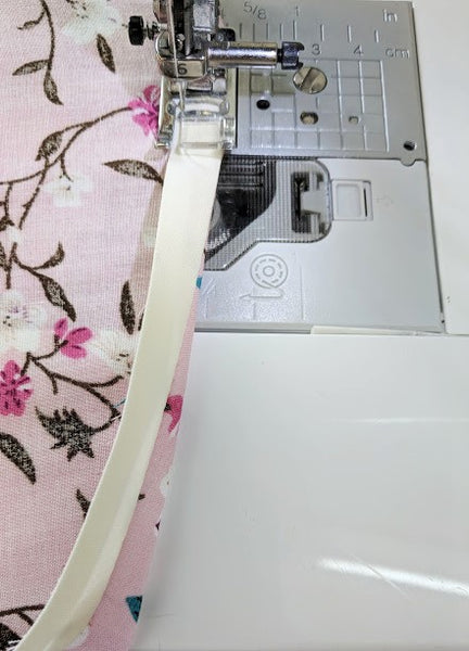 How to sew a channel using bias binding