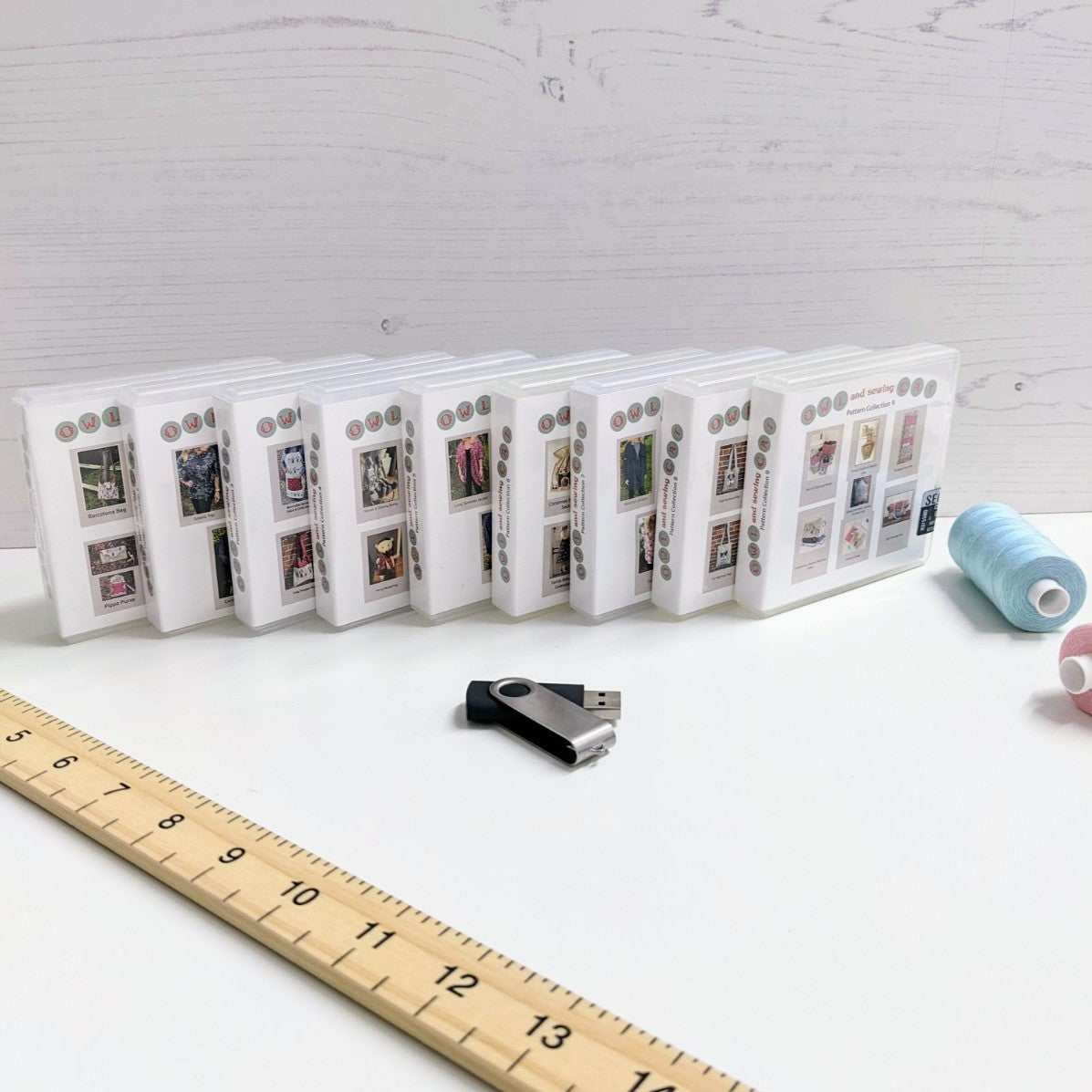 USB Pattern Collections – owl and sewing cat