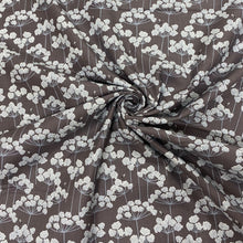 Load image into Gallery viewer, Grey Country Life Cow Parsley &amp; Bees cotton fabric - 1/2 mtr