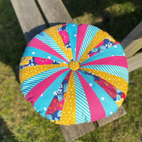Round Patchwork Cushion Pattern