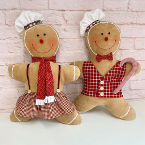 Red and white stripe cotton fabric (wide) - 1/2 mtr