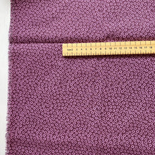 Load image into Gallery viewer, Dusky mauve &amp; pink circles cotton fabric - 1/2 mtr