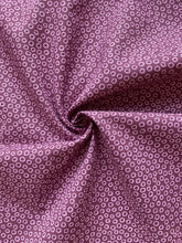 Load image into Gallery viewer, Dusky mauve &amp; pink circles cotton fabric - 1/2 mtr