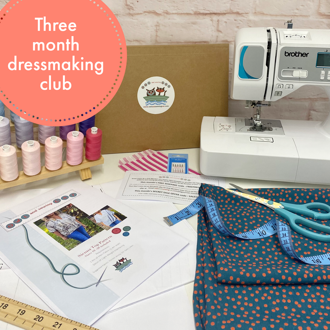 Dressmaking Club Three Month Subscription