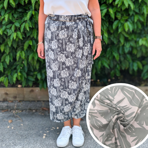Wrap Skirt Kit (sizes 10-28) viscose prints - more colour options available