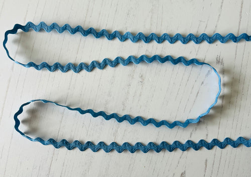 Ric Rac 8mm - dusty blue