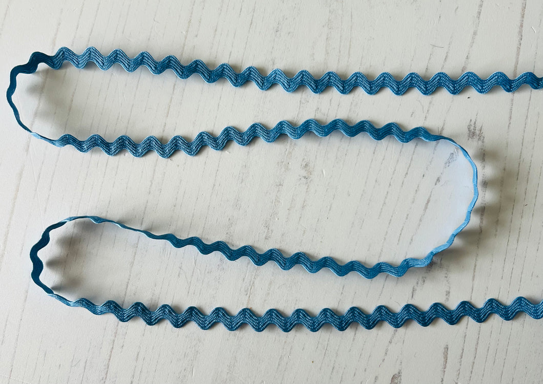Ric Rac 8mm - dusty blue
