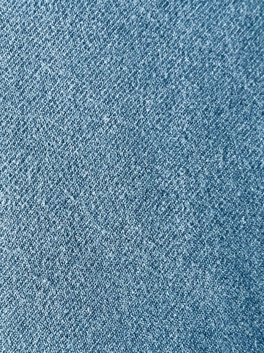 Fabric Remnant - Blue Marl jersey fabric - 130cm