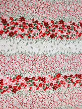 Load image into Gallery viewer, Ditsy Floral Border - Viscose Fabric - Dressmaking Fabric