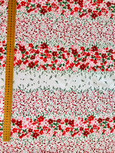 Load image into Gallery viewer, Ditsy Floral Border - Viscose Fabric - Dressmaking Fabric