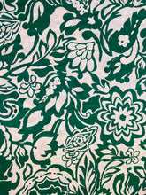 Load image into Gallery viewer, Large Green Floral - Viscose Fabric - Dressmaking Fabric