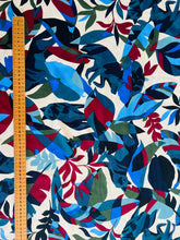 Load image into Gallery viewer, Geometric Leaf &amp; Wolf - Viscose Fabric - Dressmaking Fabric