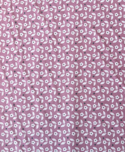 Cute Disty Daisy Pink cotton fabric (wide) - 1/2 mtr