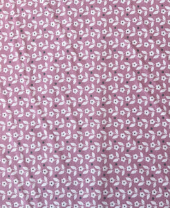 Cute Disty Daisy Pink cotton fabric (wide) - 1/2 mtr