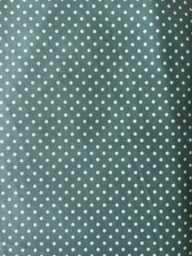 Blue/Grey Small Spot Fabric x 1/2 metre