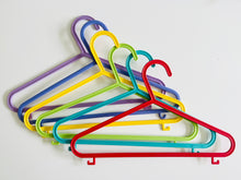 Load image into Gallery viewer, Set of 6 children's hangers for use on peg bags