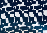 Large Abstract Print Satin Fabric - 1/2mtr - Dressmaking Fabric