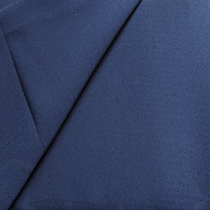 Fabric Remnant - navy crepe - 65cms