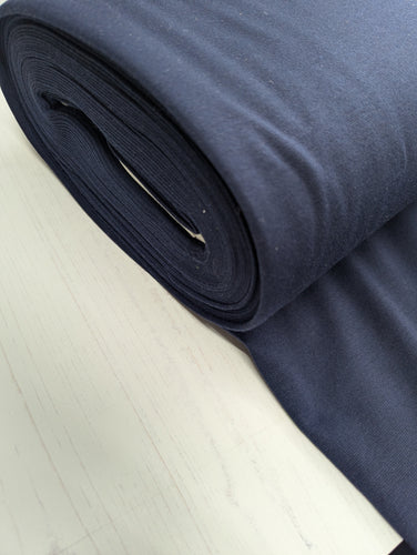 Ponte Roma Navy fabric - 1/2mtr - Dressmaking Fabric