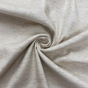 Fabric Remnant - natural linen viscose - 100cm