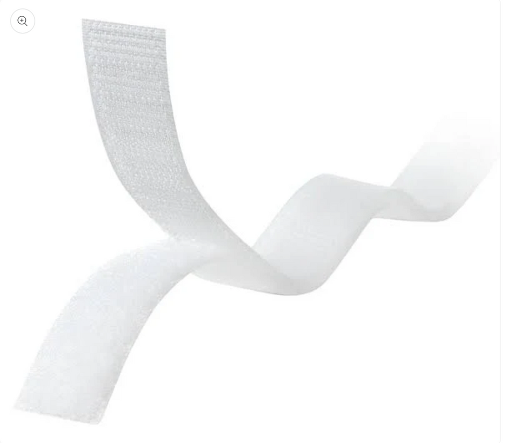 White Velcro - 25mm